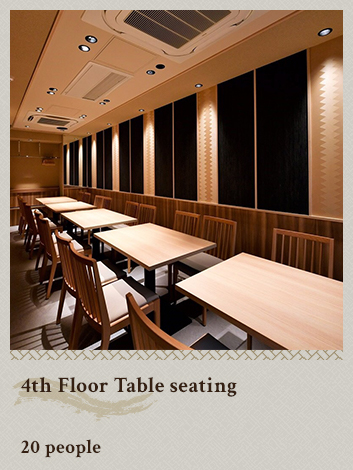 4th Floor Table Seats 20 people